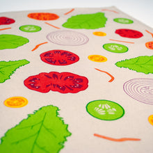 Load image into Gallery viewer, Garden Salad Tea Towel