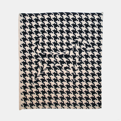 Houndstooth Hound Tea Towel