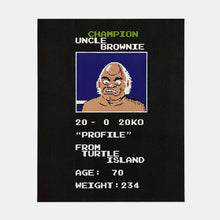 Load image into Gallery viewer, Uncle Brownie Punch Out Screen Print