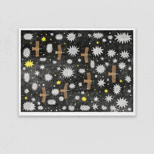 Flying V Screen Print