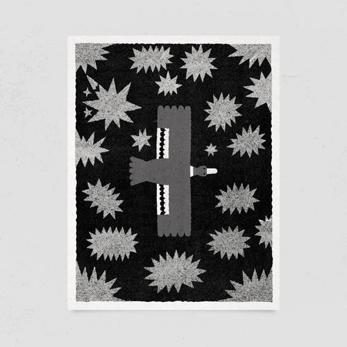 Night Shift Risograph Print