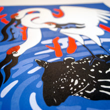 Load image into Gallery viewer, Crane Screen Print
