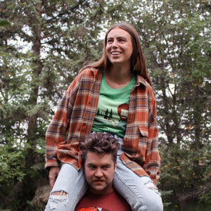 Happy Little Trees Tee - Femme Fit