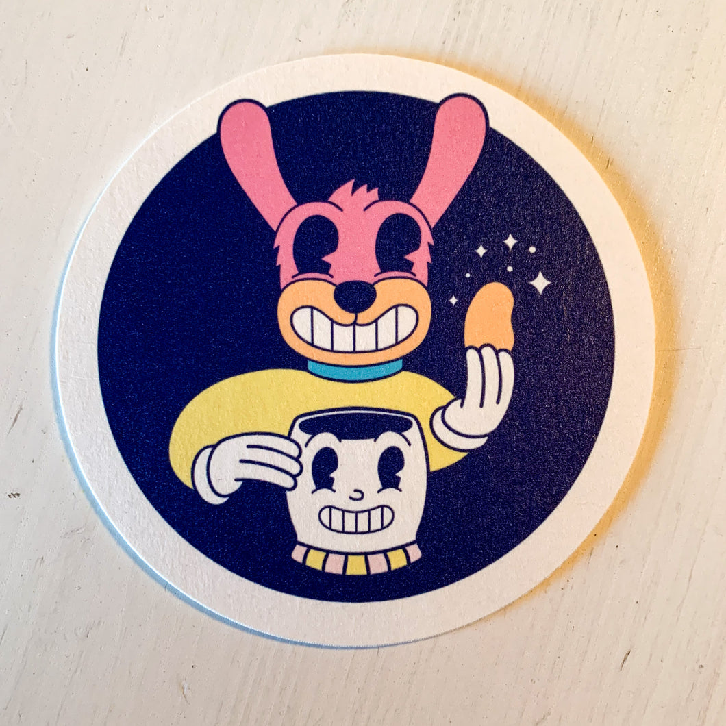 Cosmic Snacks Coaster