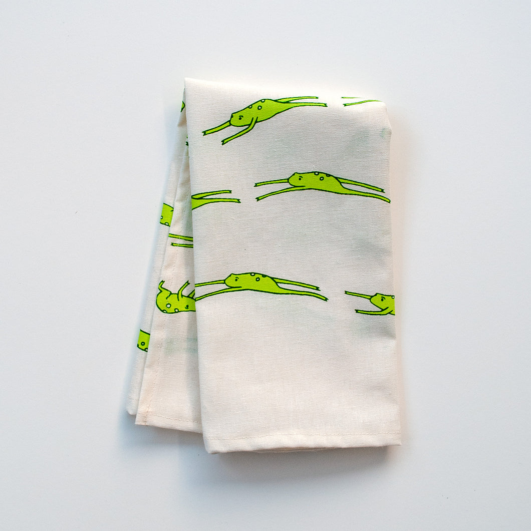 Frogs Tea Towel