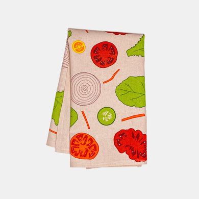 Garden Salad Tea Towel