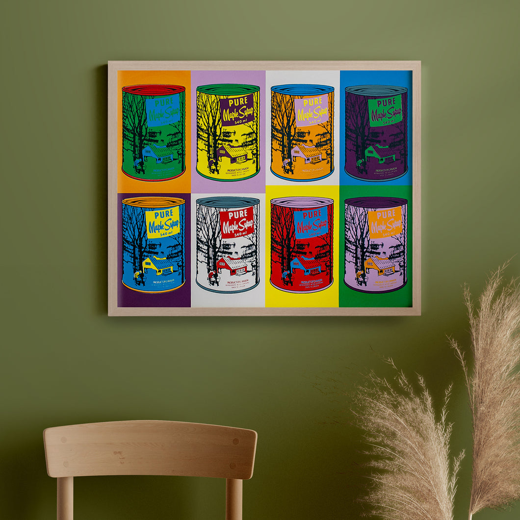 Pop Art Maple Syrup Screen Print