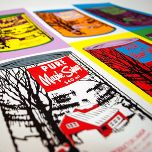 Pop Art Maple Syrup Screen Print