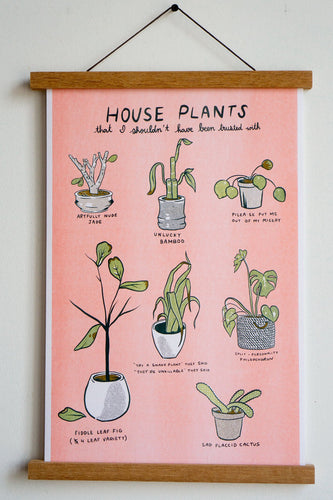Unfortunate Plants Risograph Print