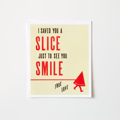 Saved You a Slice Postcard