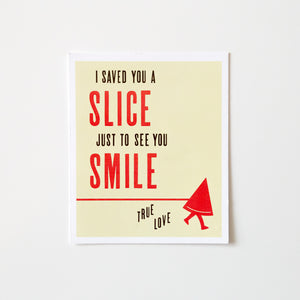 Saved You a Slice Postcard