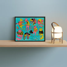 Load image into Gallery viewer, Sweater Weather Risograph Print