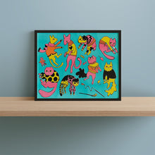 Load image into Gallery viewer, Sweater Weather Risograph Print