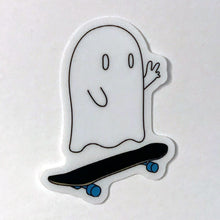 Load image into Gallery viewer, Skateboard Ghost Sticker